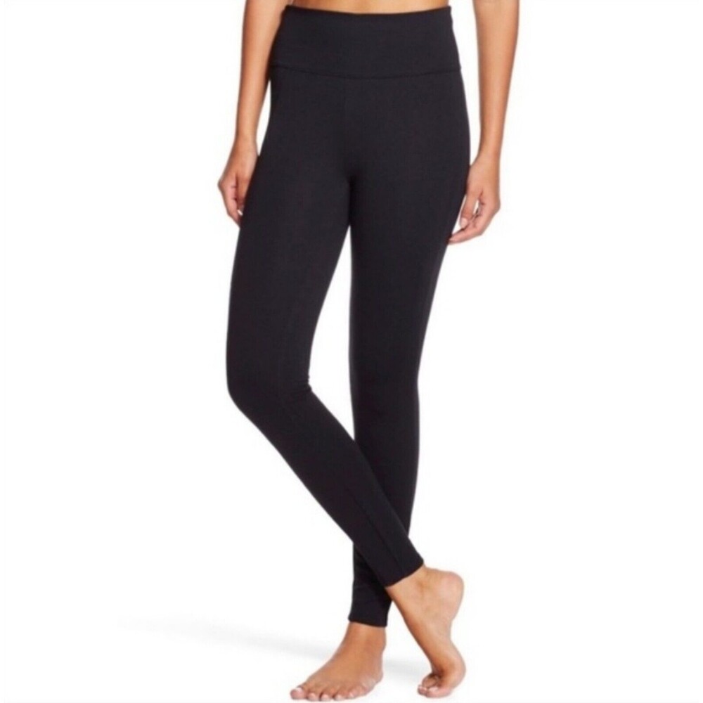 Assets Red Hot Label by Spanx High Rise Shapwear Leggings L Black New